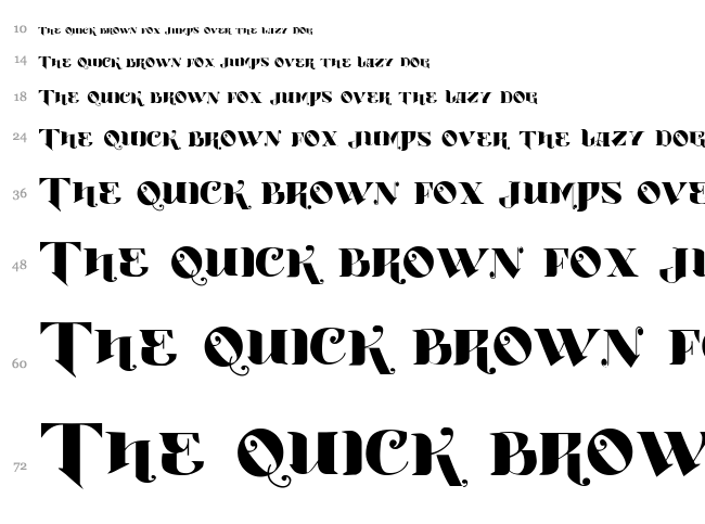 Vtks Boutique font waterfall